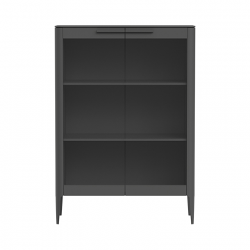 Витрина Type стеклянная высота 150 см (темно-серый)