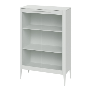 Витрина Type стеклянная высота 150 см (белый)