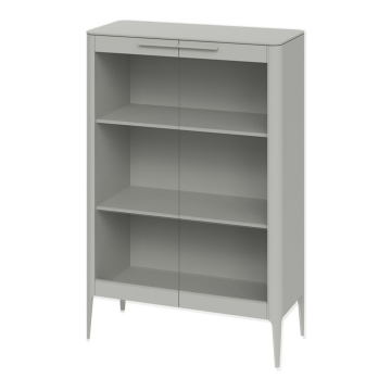 Витрина Type стеклянная высота 150 см (серо-бежевый)