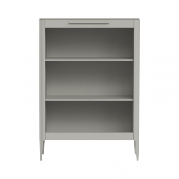 Витрина Type стеклянная высота 150 см (серо-бежевый)