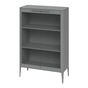 Витрина Type стеклянная высота 150 см (серый)