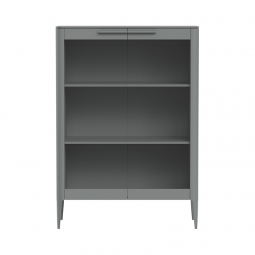 Витрина Type стеклянная высота 150 см (серый)