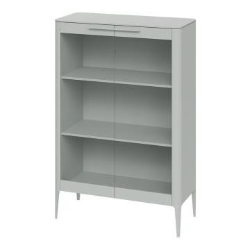 Витрина Type стеклянная высота 150 см (светло-серый)