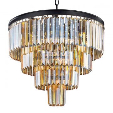 Люстра Odeon 4 rings amber