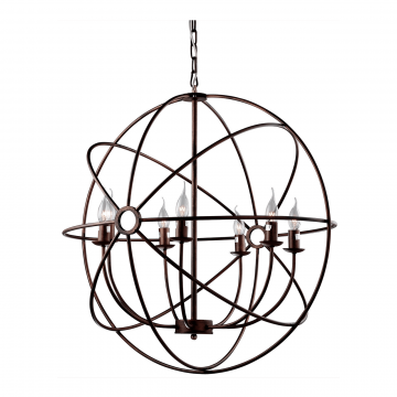 Люстра Foucault's orb crystal nude D62