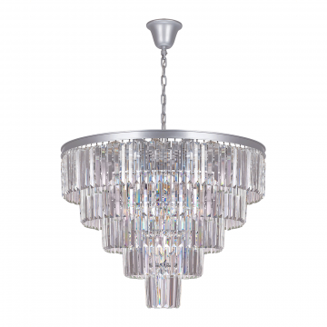 Люстра Odeon 5 rings silver