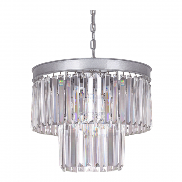 Люстра Odeon 2 rings silver