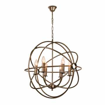 Люстра Foucault's orb crystal nude D52