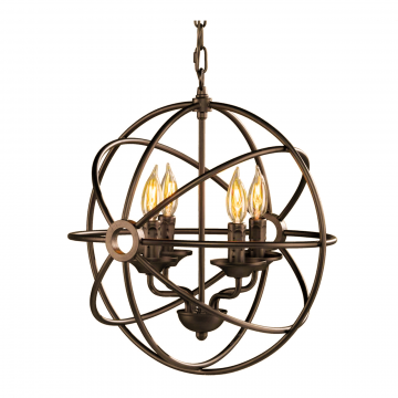 Люстра Foucault's orb crystal nude D42