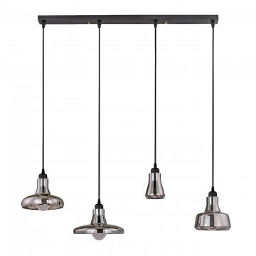 Светильник Boretto smoke glass rectangle