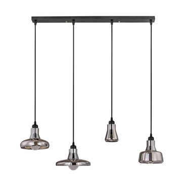 Светильник Boretto smoke glass rectangle
