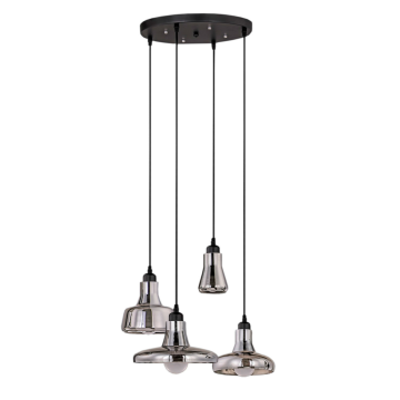 Светильник Boretto smoke glass round