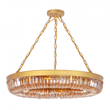 Люстра Terra gold amber D80