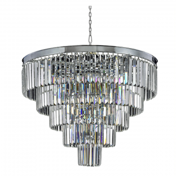 Люстра Odeon 5 rings chrome