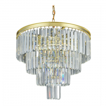 Люстра Odeon 4 rings gold