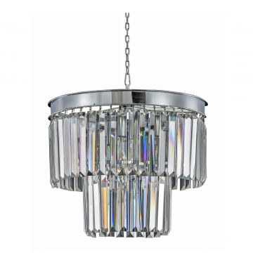 Люстра Odeon 2 rings chrome