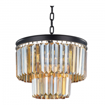 Люстра Odeon 2 rings amber