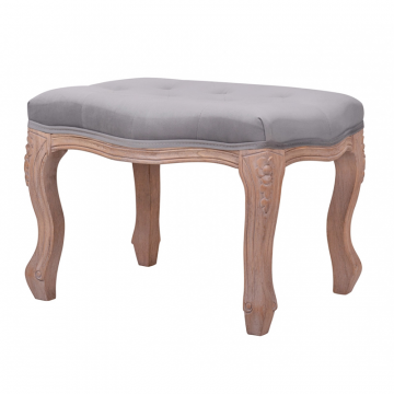 Банкетка Kina Velvet Gray