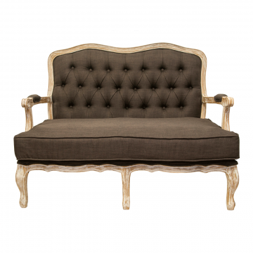 Диван Yareli brown v2 (Двухместный)