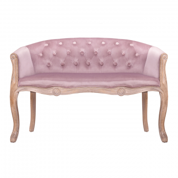 Диван Kandy double pink velvet (Двухместный)