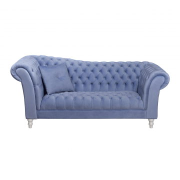 Диван 2-местный Lina Blue-W