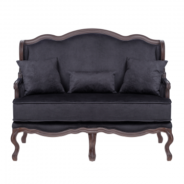 Диван Brody double black (Двухместный)