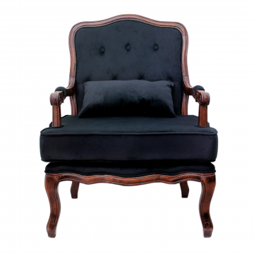 Полукресло Nitro button black