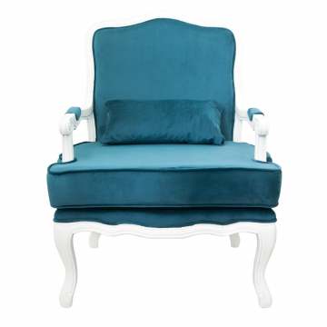 Полукресло Nitro blue+white