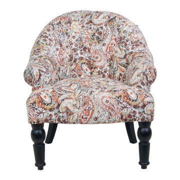 Кресло Desta orange flower (Низкое)