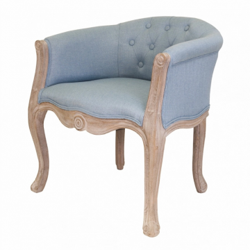Низкое кресло ретро Kandy Light Blue