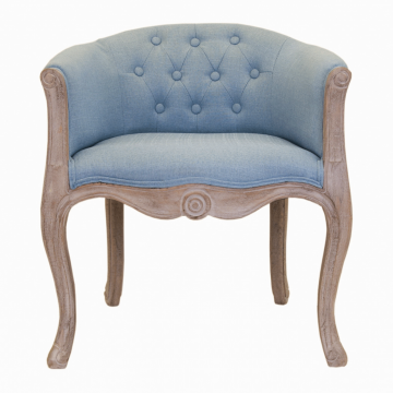 Кресло Kandy light blue (Низкое)