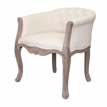 Низкое кресло ретро Kandy Beige