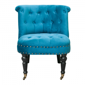Кресло Aviana blue velvet (Низкое)