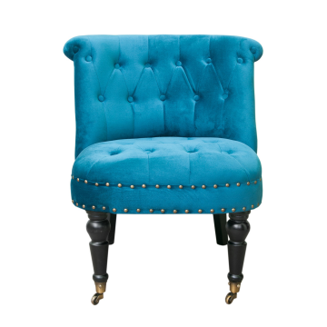 Кресло Aviana blue velvet (Низкое)