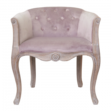 Кресло Kandy pink velvet (Низкое)