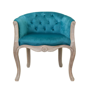 Кресло Kandy blue velvet (Низкое)