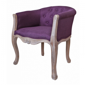 Низкое кресло ретро Kandy Purple V2