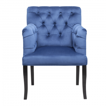 Кресло Zander deep blue (Низкое)