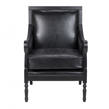 Кресло Colin black leather (Классическое)