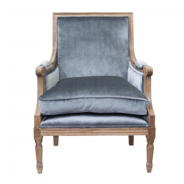 Кресло Coolman grey velvet (Классическое)