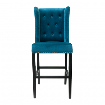 Стул Skipton blue velvet (Барный)