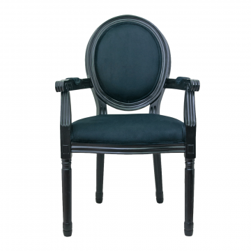 Стул Volker arm black (С подлокотниками)