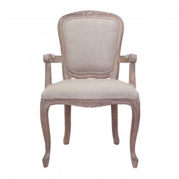 Стул Gran arm beige (С подлокотниками)