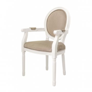 Стул Volker arm taupe (С подлокотниками)