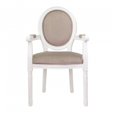 Стул Volker arm taupe (С подлокотниками)