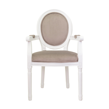 Стул Volker arm taupe (С подлокотниками)