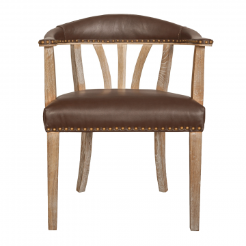 Стул Tanner genuine leather (С подлокотниками)