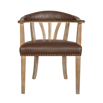 Стул Tanner genuine leather (С подлокотниками)