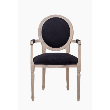 Стул Delo arm black velvet (С подлокотниками)