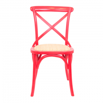 Стул Cross back red (Интерьерный)